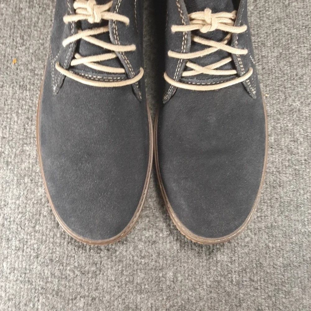 Johnston & Murphy Men's Wallace Chukka Boot Size 11M DK Blue Suede 25-2349 EUC